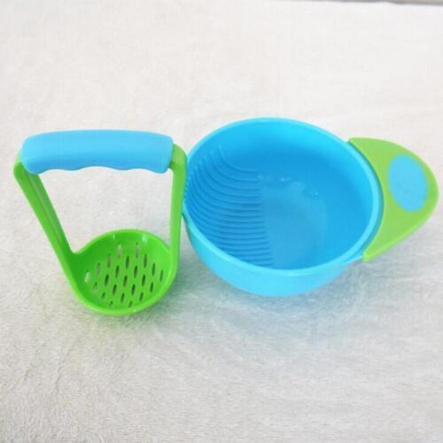 Baby Food Mills Solid Feeding Dishes Kid baby Learning Dishes Grinding Bowl Baby Handmade Grinding Fruit Supplement