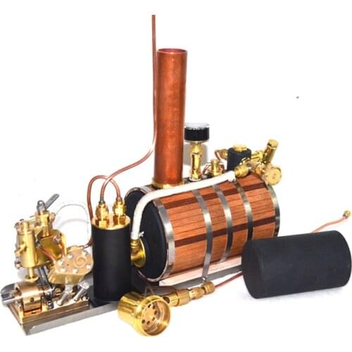Model Power Set of V-type Double Cylinder Reciprocating Steam Engine