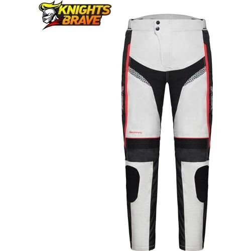 Motorcycle Pants Windproof Waterproof Motorcycle Trousers Men Motocross Riding Pants With Removable Protector Guards