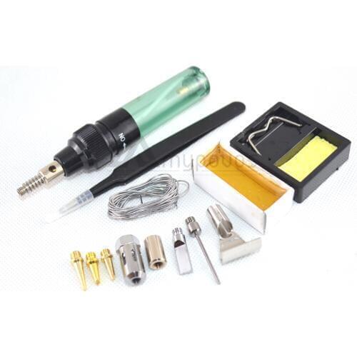 MT-100 Gas Soldering Iron Electric Soldering Iron Gun Blow Torch wireless outdoor Cordless DIY Butane Gas Gun IRON 1300 Degree