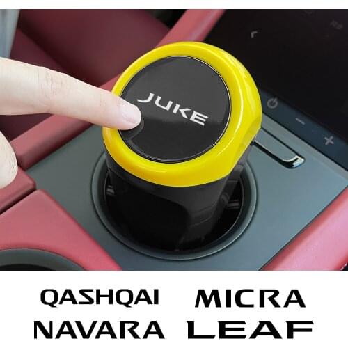 Car Trash Can Organizer Garbage Holder Storage Bag For Nissan Qashqai Juke Micra Navara 370Z Pathfinder Nv200 Serena Accessories