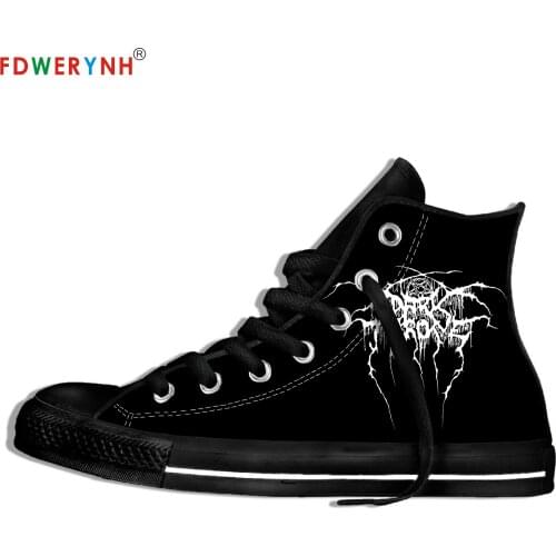 Mens Casual Shoes Immolation Music Fans Heavy Metal Band Logo Personalized Shoes Light Breathable Lace Upcanvas Casual Shoes