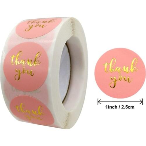 100-500pcs Thank You Stickers For Supporting My Small Business Seal Labels For Christmas Gift Decoration Business Stationery