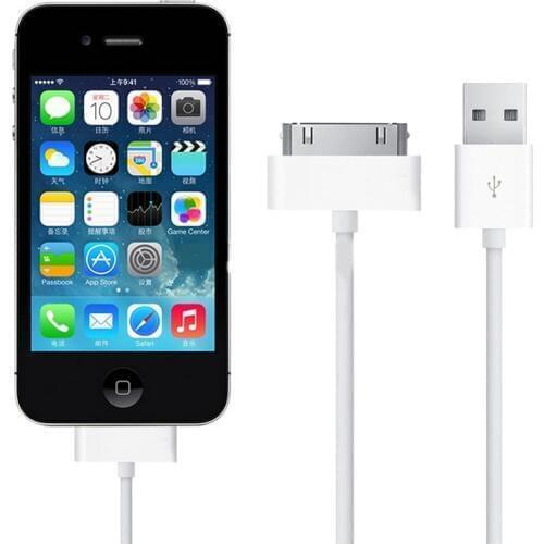 Olhveitra 30 Pin Data Cable For iPhone 4 4s iPod Nano iPad 2 3 iPhone 3GS 3G 4 s USB Kabel Wire Charger Phone Charging Cord Plug