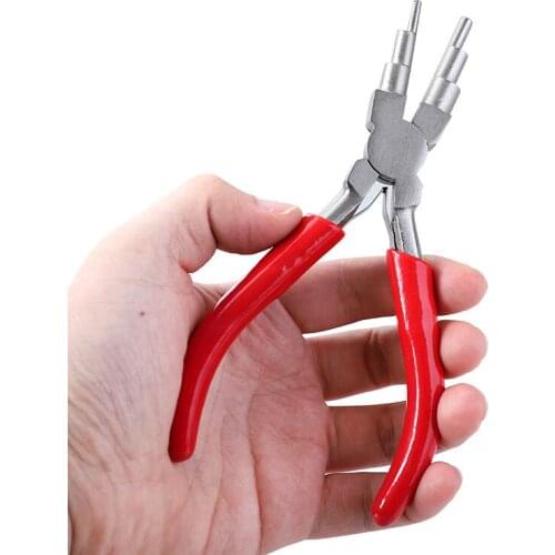 Jewelry Pliers DIY Tools Kit Carbon Steel Round Nose Flat Nose Pliers Needle Pliers For Beading Looping Wire Jewelry Making