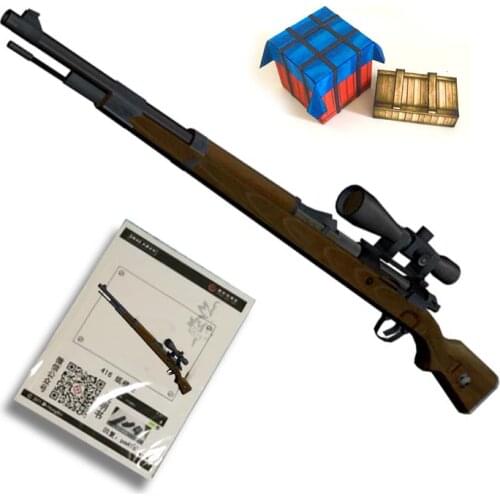 98K Sniper Paper Model Weapon 3D Stereo Manual Drawing Military