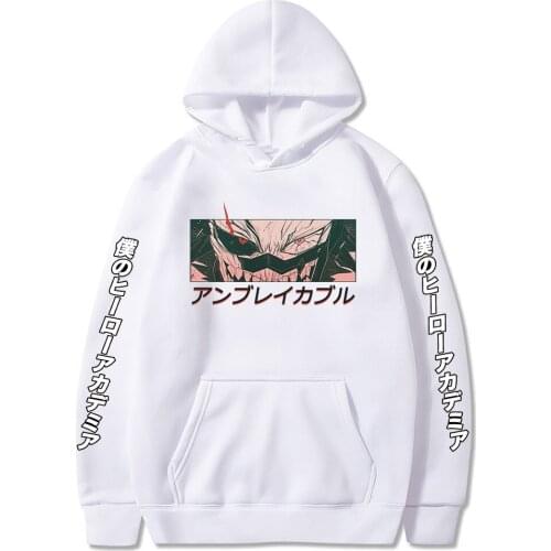 Anime Hoodie My Hero Academia Kirishima Eijiro Print Cosplay Men Women Sweater Pullover Long Sleeve Casual Sweatshirt 2021 Top