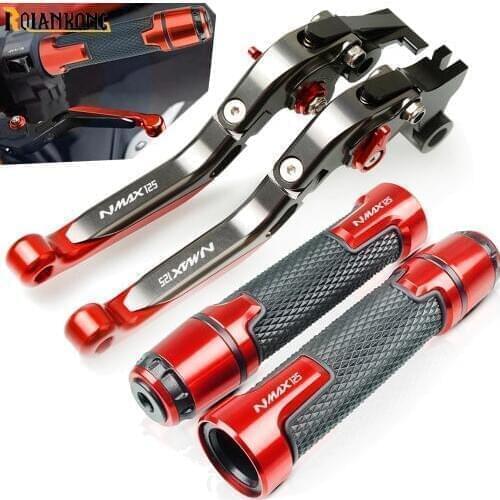 Motorcycle scooter Brake Handle Adjustable Brake Clutch Lever Handbar Ends For Yamaha NMAX125 N MAX 125 155 ABS 2015 2016 2017