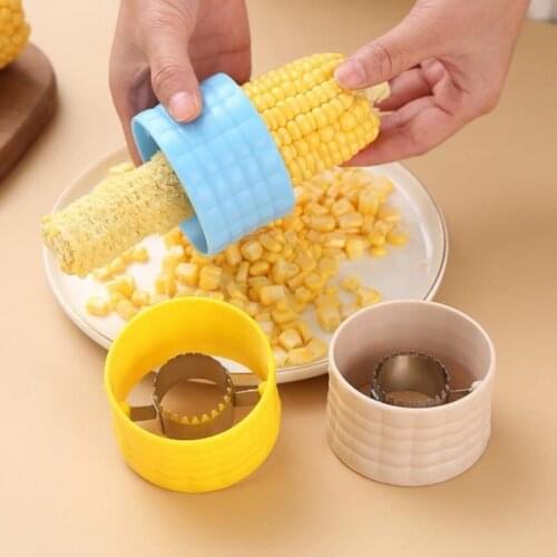 Corn Stripper Corn Peeler Cob Cutter Thresher One Step Kitchen Cob Remover