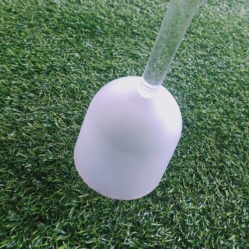 HF 8 inches Crystal Singing Bowl With Frosted With Handle Enjoying