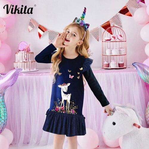 VIKITA Casual Dresses For Girls