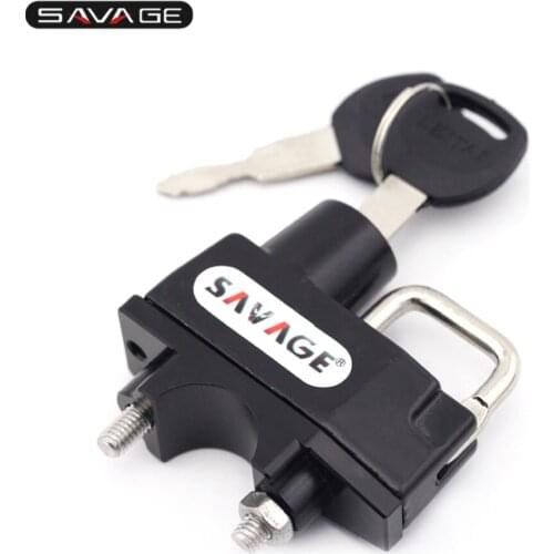 Helmet Locks For HONDA CB300F CB300R CB400F CB500F CB400X CB500X CB650F CB600F CB900F CB150R Motorcycle Handlebar Bar Clamp