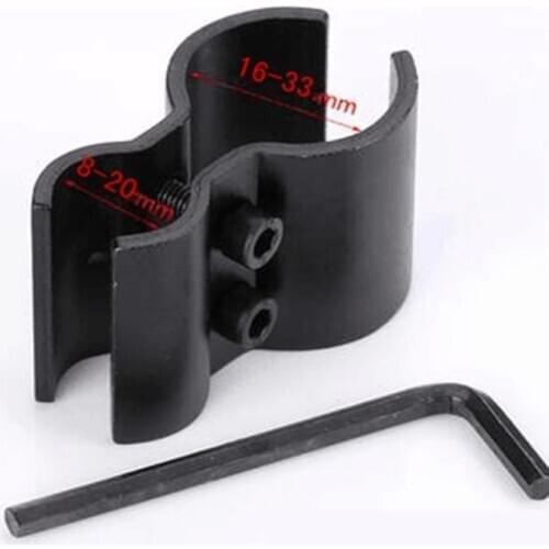 1pc Metal Tube Clip Universal 8 Word Bracket Pipe Clamp Damping Cable Clips