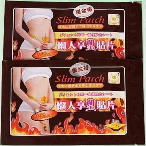 30bags/lot The Third Generation Slimming Navel Stick Slim Patch Weight Loss Burning Fat Patch 300pcs/lot