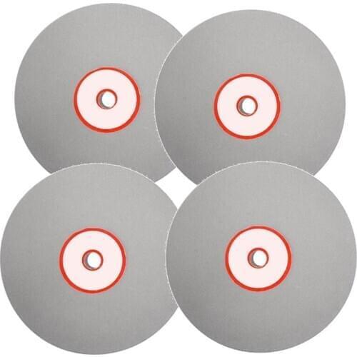 4Pcs Diamond Polishing Disc 600 800 1200 3000 Grit 6Inch Flat Lap Grinding Wheel Lapping Grinding Disc Tool