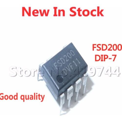 5PCS/LOT FSD200 DIP-7 Power Control Chip Induction Cooker Accessories In Stock New Original