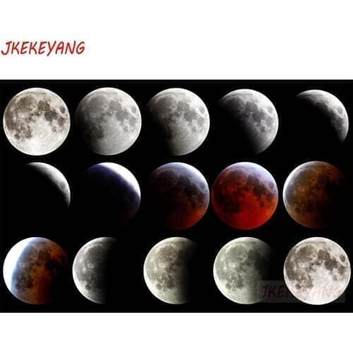 5D Diy diamond painting Pretty moon Diamond Mosaic sale Rhinestone Embroidery cross stitch Y3848