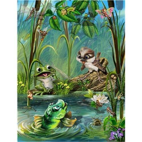 DIY Painting diamond embroidery china sale,5D,Diamond Painting,By Numbers frog,3d Cross Stitch,Diamond Mosaic image,wall sticker