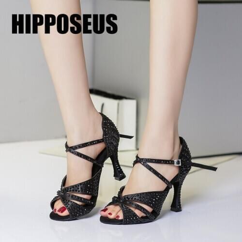 Girls Ballroom Dance Shoes Women Salsa TangoLatin Ladies Modern Dance Shoes High Heels Soft Dancing Shoes Fashion Professional