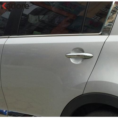 For KIA Sportage 2015 2014 2013 2012 2011 ABS Chrome Side Door Handle Cover Trim Car Styling Auto Accessories