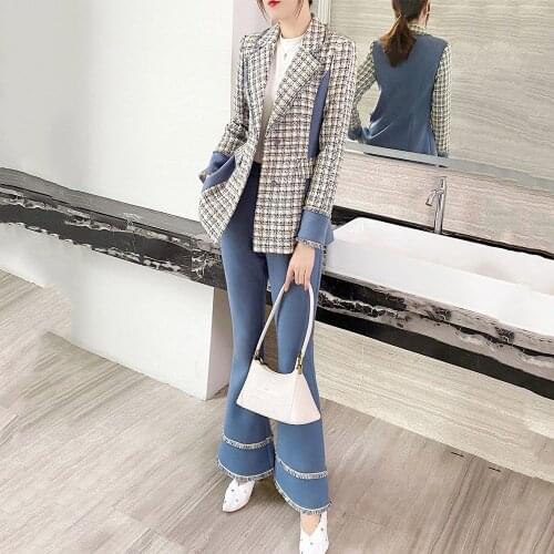 LSHITT Womens Wool Pantsuits China
