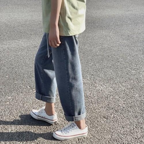 2021 Mens Baggy Homme Black/blue Color Casual Pants Cargo Pocket Skinny Jeans Biker Denim Loose Trousers Plus Size S-2XL