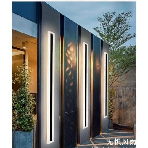 Outdoor wall lamp outdoor waterproof wall lamp garden lamp engineering villa wall lamp door pillar lamp background wall lamp