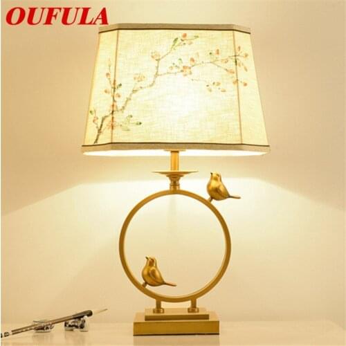 DLMH Table Lamp Modern Contemporary Office Creative Decoration Fabric for Foyer Living Room Bed Room Hotel