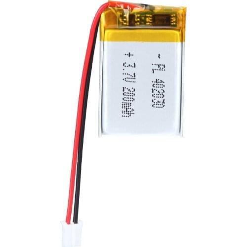 Mejuew 3.7V 180mAh 402030 Rechargeable Lipo Battery with JST Connector