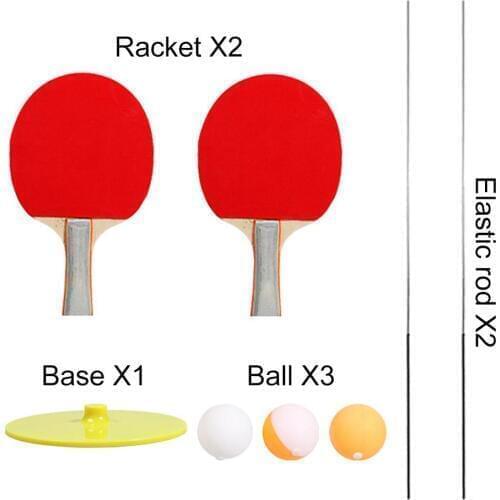 Table Tennis Trainer Elastic Soft Shaft Table Tennis Trainer Relieve Pressure Self-training Artifact Toy Single Practice Ball