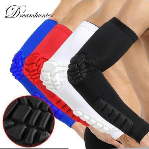 1 pcs Basketball arm Sleeve pad extended breathable Crashproof gear elbow support wrist cuffs outdoor unisex Compression Sleeve