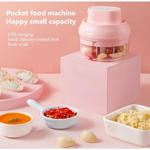1pcs Multifunction Wireless Portable Manual Meat Grinder Vegetable And Fruit Shredder Slicer Garlic Chopper Meat Grinder Blender