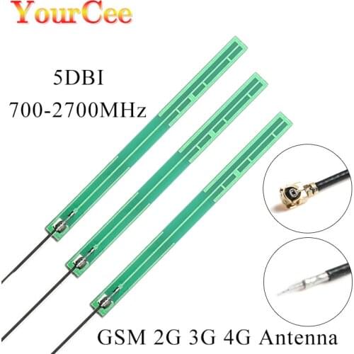 10Pcs GSM 3G 4G 5dbi built-in PCB Antenna WiFi Module IPX Antenna Omnidirectional High Gain 2700MHz Built-in IPEX