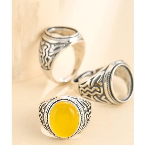 11*14mm 925 STERLING SILVER men women Semi Mount Bases Blanks base blank Pad ring Setting wedding jewelry findings diy A5852