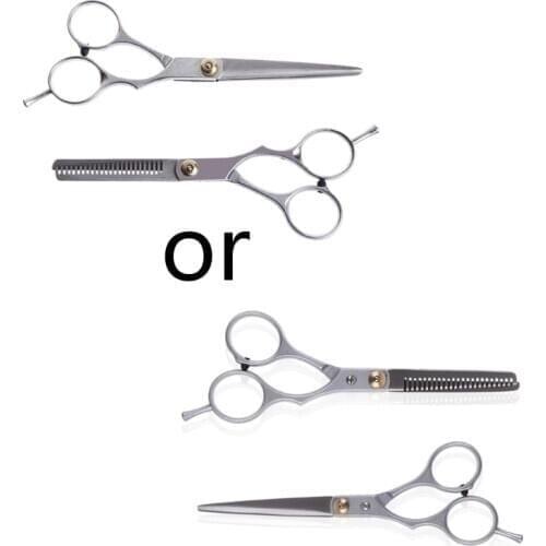 2Pcs Professional Hair Cutting Thinning Scissors Shears Barber Hairdressing Set