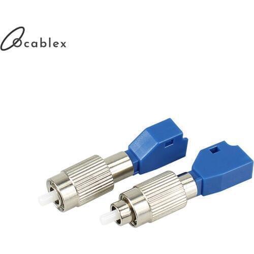 Free Shipping 10 PCS LC Female to FC Male LC-FC SM 9/125 Hybrid Adapter Optical Adaptor