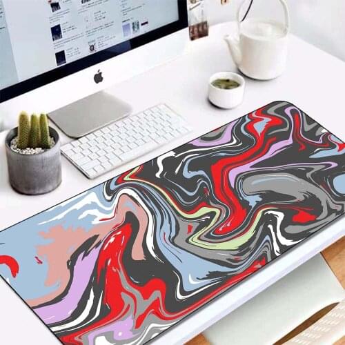 Gray Large Mouse Pad Rubber Is Suitable for Gaming CS GO/League of Legends Computer Desk Personalized Mouse Pad Art Table Mat