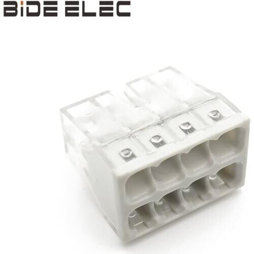 CPW258 10Pcs 8P Mini Fast Push-in Conductor Installation Terminal Bolcks And Connector Splicing Connector For Junction Boxes