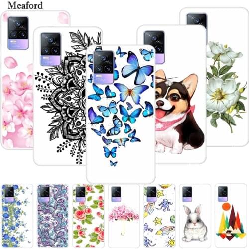 For VIVO Y73 2021 Case Luxury Silicone TPU Soft Cover Phone Case For VIVO Y 73 2021 Coque Protector Shockproof Transparent Funda