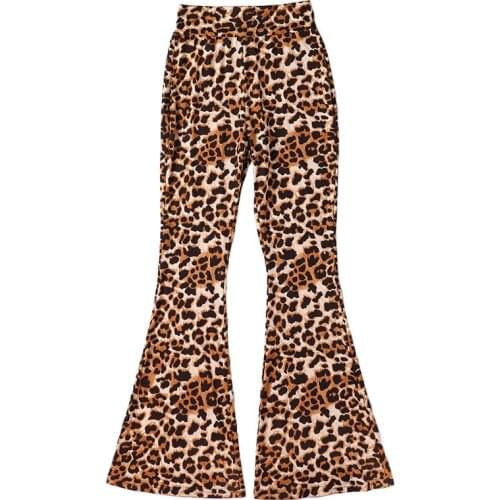 3XL women fashion high waist leopard print flare leggings hot bodycon trousers street lady pants
