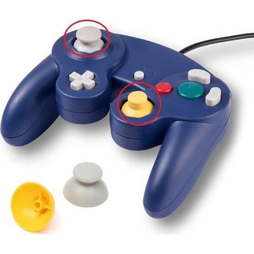 2021 New 1sets Replacement Analog Joystick Thumb Stick Silicone Cap for Nintend for NGC