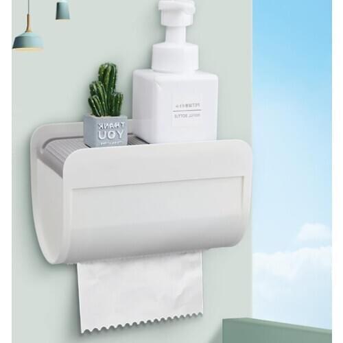 Bathroom Toilet Tissue Towel Box Storage Shelf Waterproof Toilet Paper Holders Tissue Case Kitchen Roller Paper Canister Boxes