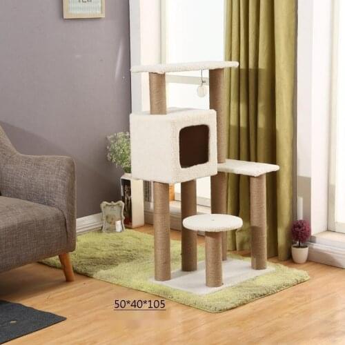 Milo cat climbing rack cat scratch board cat tree cat toy cat nest pet products lamb velvet cat nest cat tree