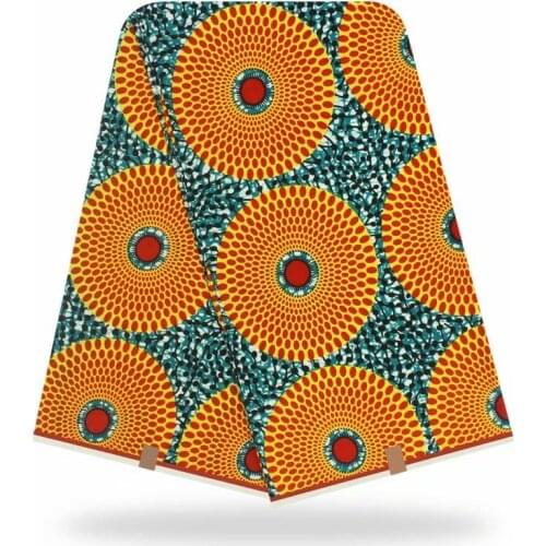 Ankara Wax Style Nigeiran Print For Fabric Prints 100%Cotton Veritable African High Quality Dye For Clothes By The Yards VL 6-69