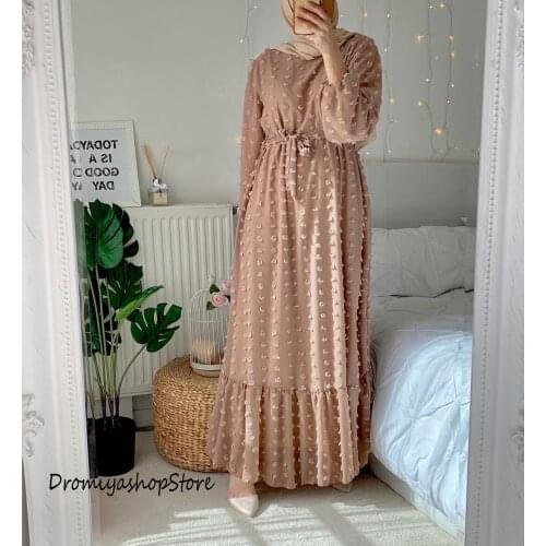 Ramadan Eid Mubarak Abaya Turkey Hijab Muslim Dress Islamic Clothing For Women Dubai Kaftan Oman Robe Ropa Musulmana Para Mujer