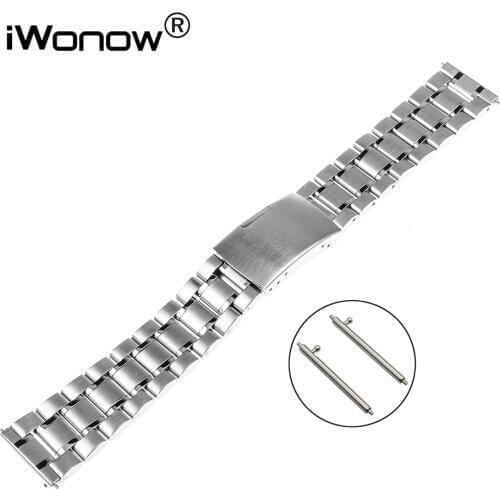 18mm 20mm 22mm Quick Release Stainless Steel Watch Band for Maurice Lacroix Luminox Hamilton Wrist Strap Bracelet Black Silver