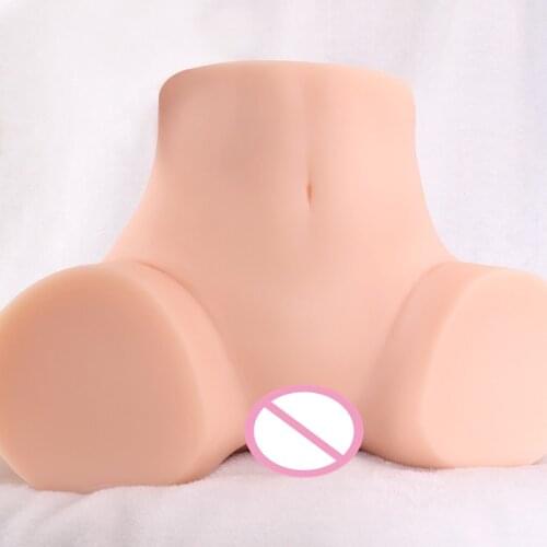 Sex Doll Toys for Men Realistic Vagina Pussy Anal Male Masturbator Erotic 18+ Adults Supplies Silicone Ass Double Channels