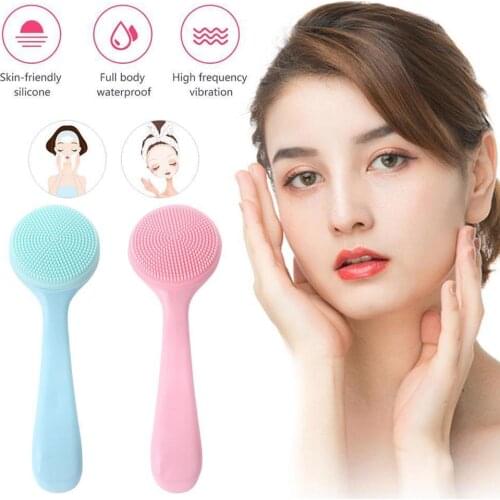 Facial Cleansing Brush Skin Care Massage For Deep Cleaning Pore Blackhead Removing Scrub Gentle Exfoliating Cleaning Tool