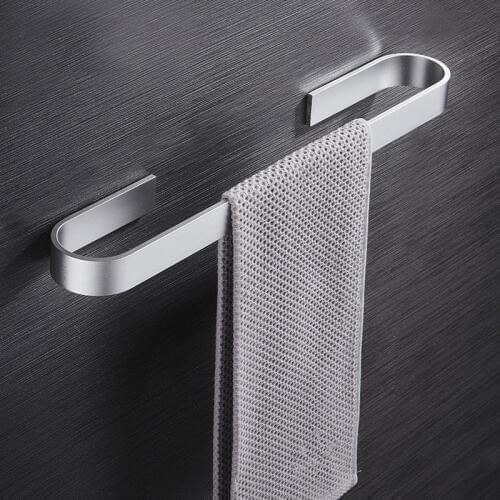 Bathroom Waterproof Punch-free Towel Storage Rack Household Toilet Accessories with Super Glue