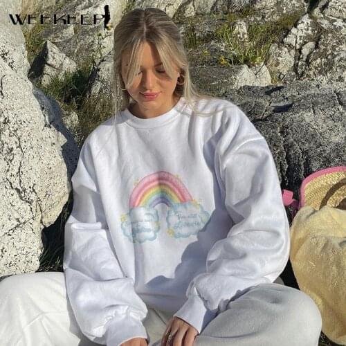 Свитшоты женские WEEKEEP China At AliExpress